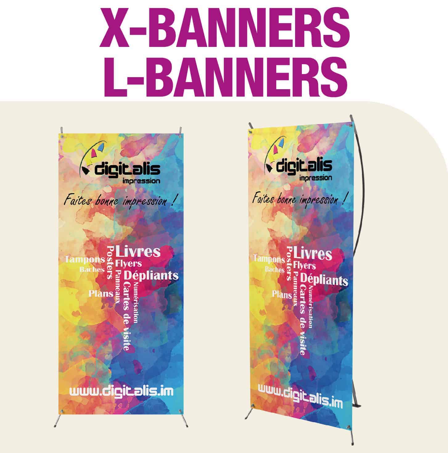X BANNERS / L BANNERS